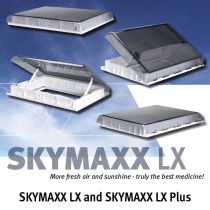 Kattoluukku 700x500 Skymaxx LX Plus LED, 23-43mm paksuun kattoon