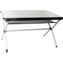 Pöytä Accelerate 4, alumiini 121,5x80xH70 cm, paino 7,3kg