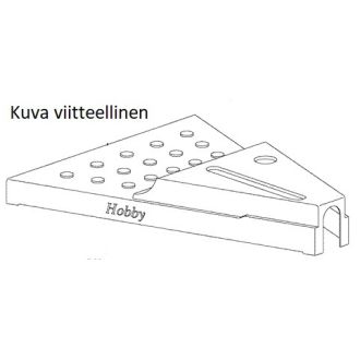 Aisakotelo 230cm vaunuun, valkoinen