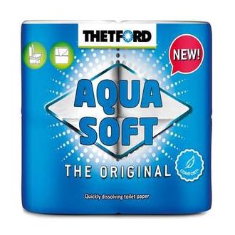 Aqua Soft wc paperi 4rl Uudistettu, paksumpi ja pehmeämpi