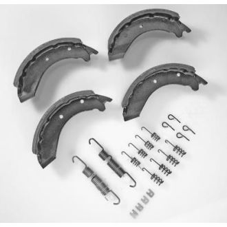 Jarrukenkäsarja AL-KO/Knott alkuperäinen 4 kenkää ja jouset 3081, set 77