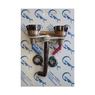 Comet sekoitushana Novo Super ruskea/beige, katkaisijalla